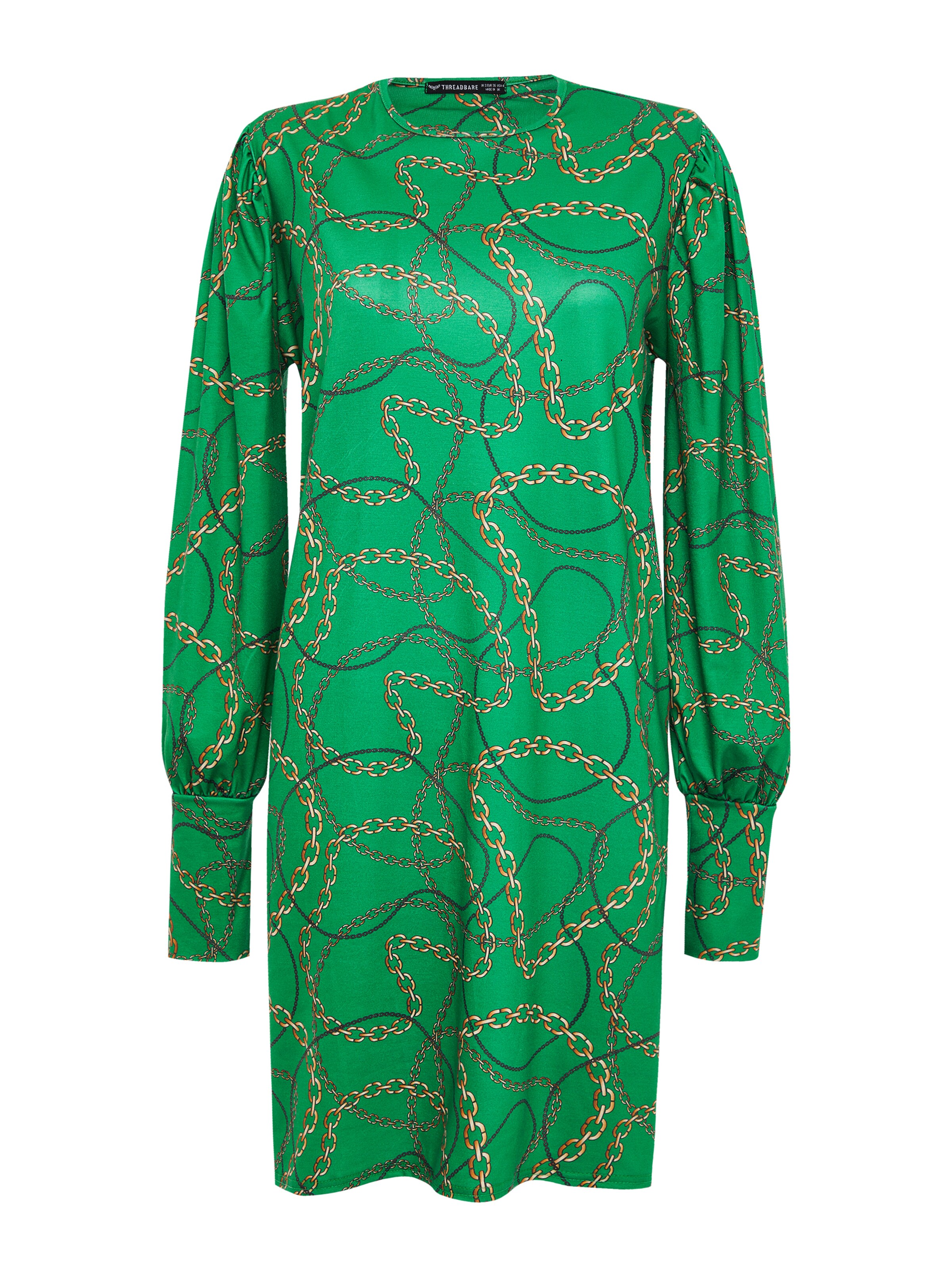 Threadbare Dress in Green: front
