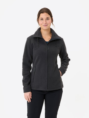 VAUDE Athletic fleece jacket 'Skomer' in Black