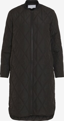 VILA Between-Seasons Coat in Black: front