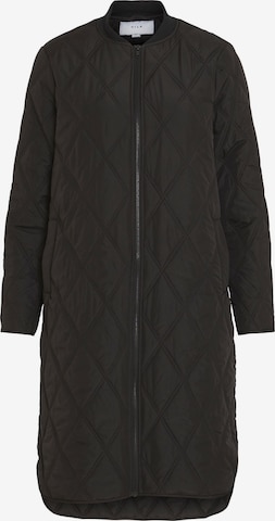 VILA Between-Seasons Coat in Black: front