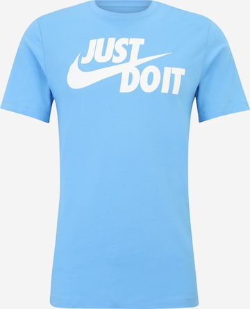 Nike Sportswear Μπλουζάκι 'Swoosh' σε μπλε: μπροστά