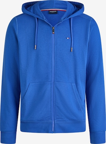 HECHTER PARIS Sweatjacke 'ZIP JACKET' in Blau: Vorderseite