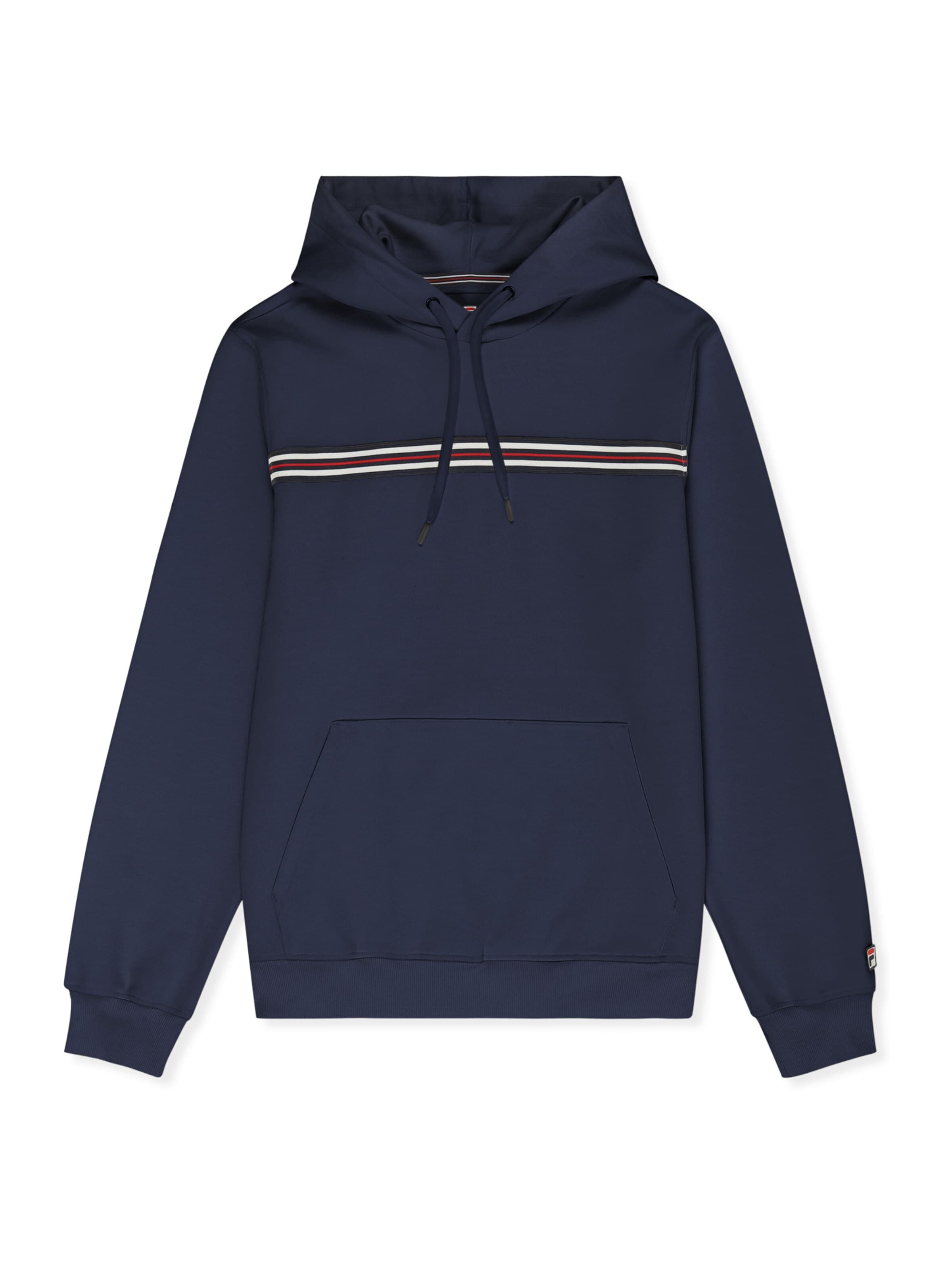 FILA - Sudadera 'DIECIMO regular heritage tape hoodie' en azul