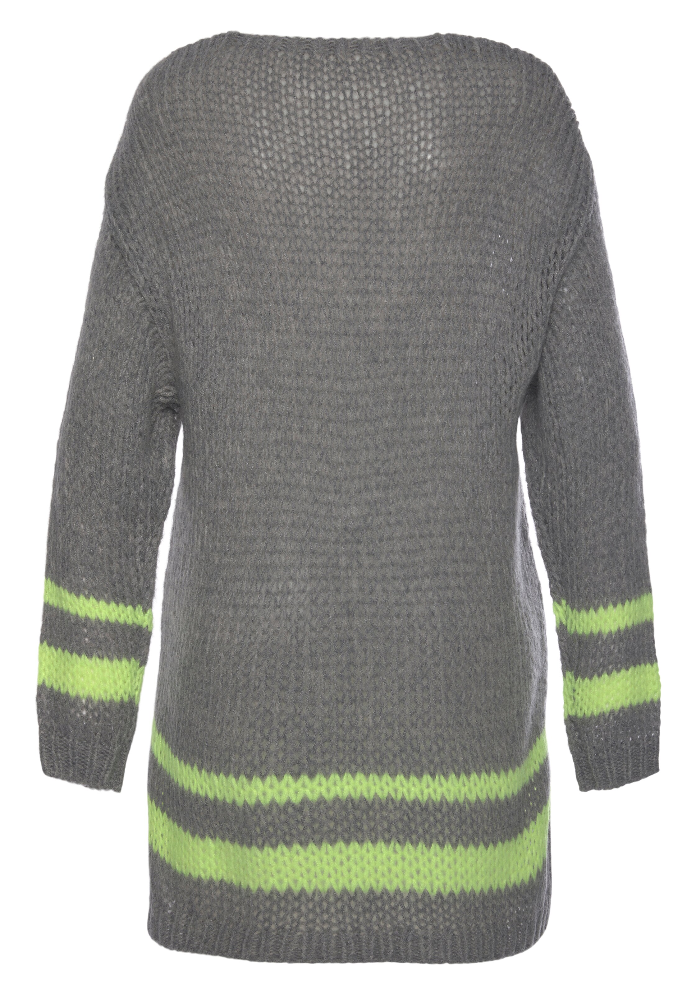 VIVANCE Pletena jopa | siva barva