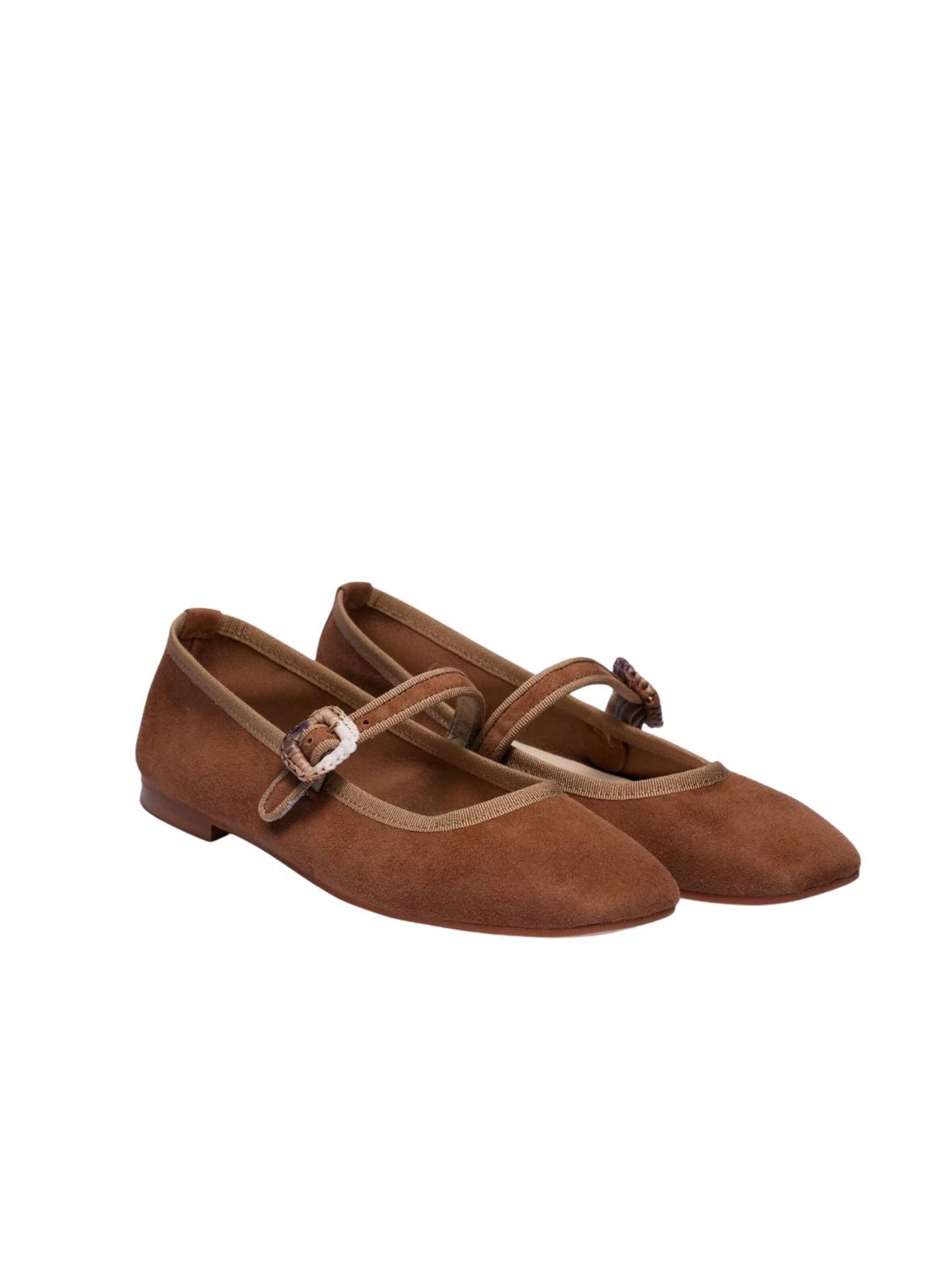 Ballerines à lanières 'Bambolina' Flarelle en marron
