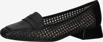 PETER KAISER Classic Flats in Black: front