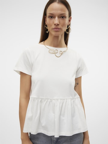 T-shirt 'VMOnella' VERO MODA en blanc