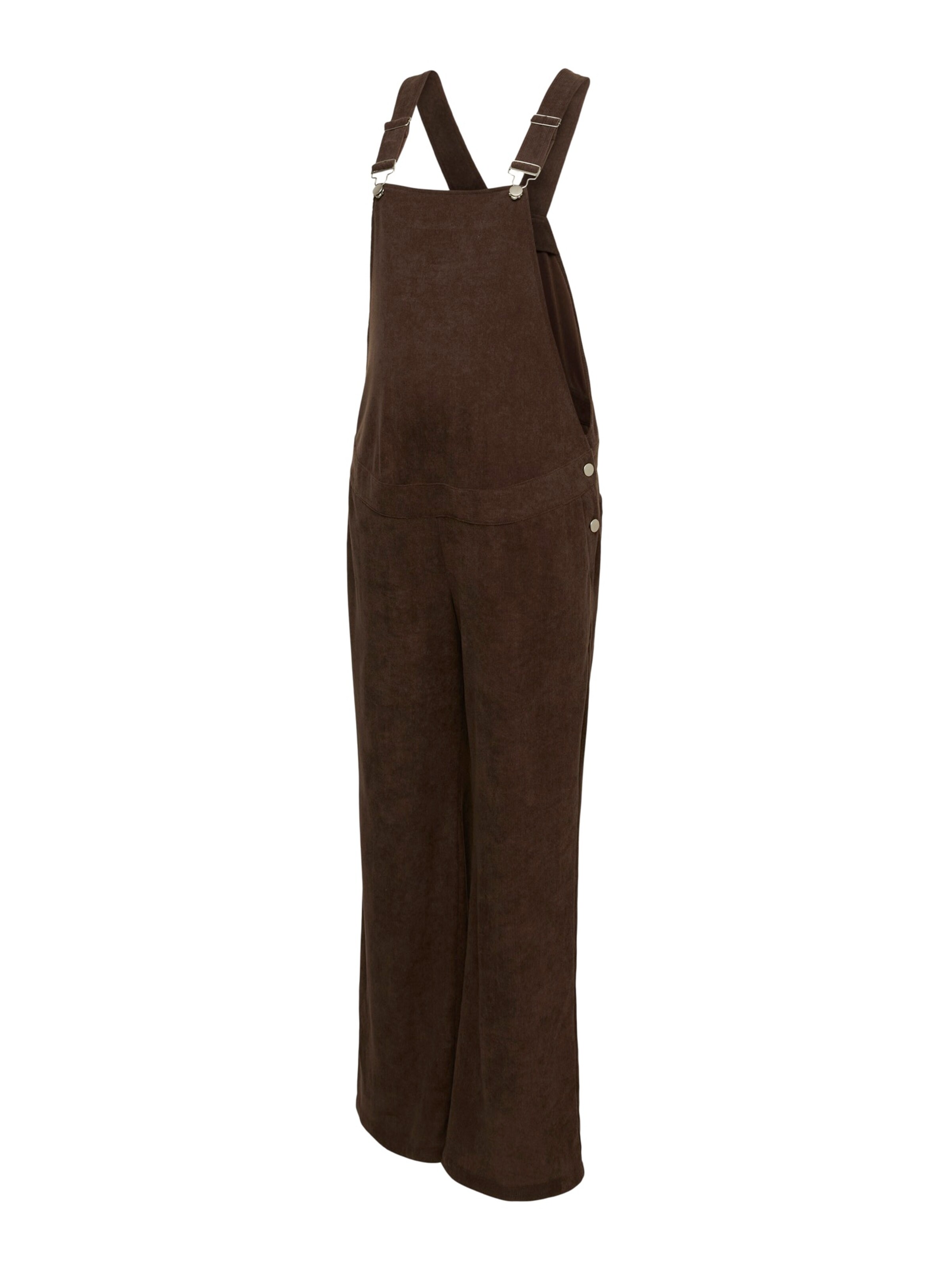 MAMALICIOUS Wide leg Overalls 'MLJACIA' in Brown: front