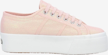 SUPERGA Sneakers ' Lame ' in Pink