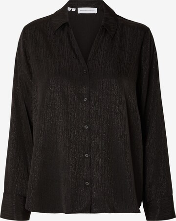 SELECTED FEMME Blouse in Zwart: voorkant