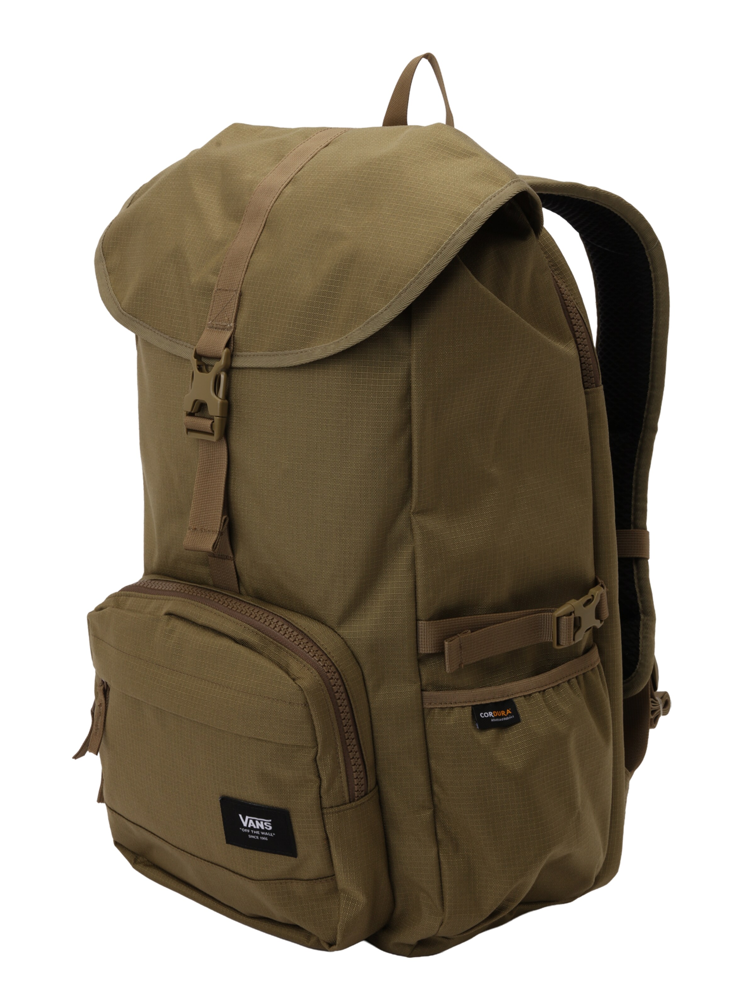 VANS Backpack 'DX' in Green: side