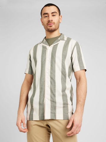 Lindbergh - Regular Fit Camisa em verde: frente