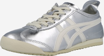 Sneaker low 'Mexico 66' de la Onitsuka Tiger pe argintiu: față