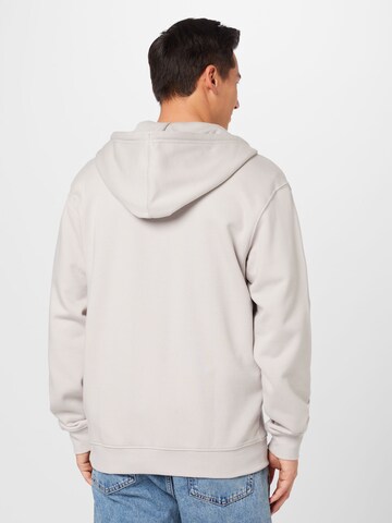 WEEKDAY Zip-Up Hoodie in Grey