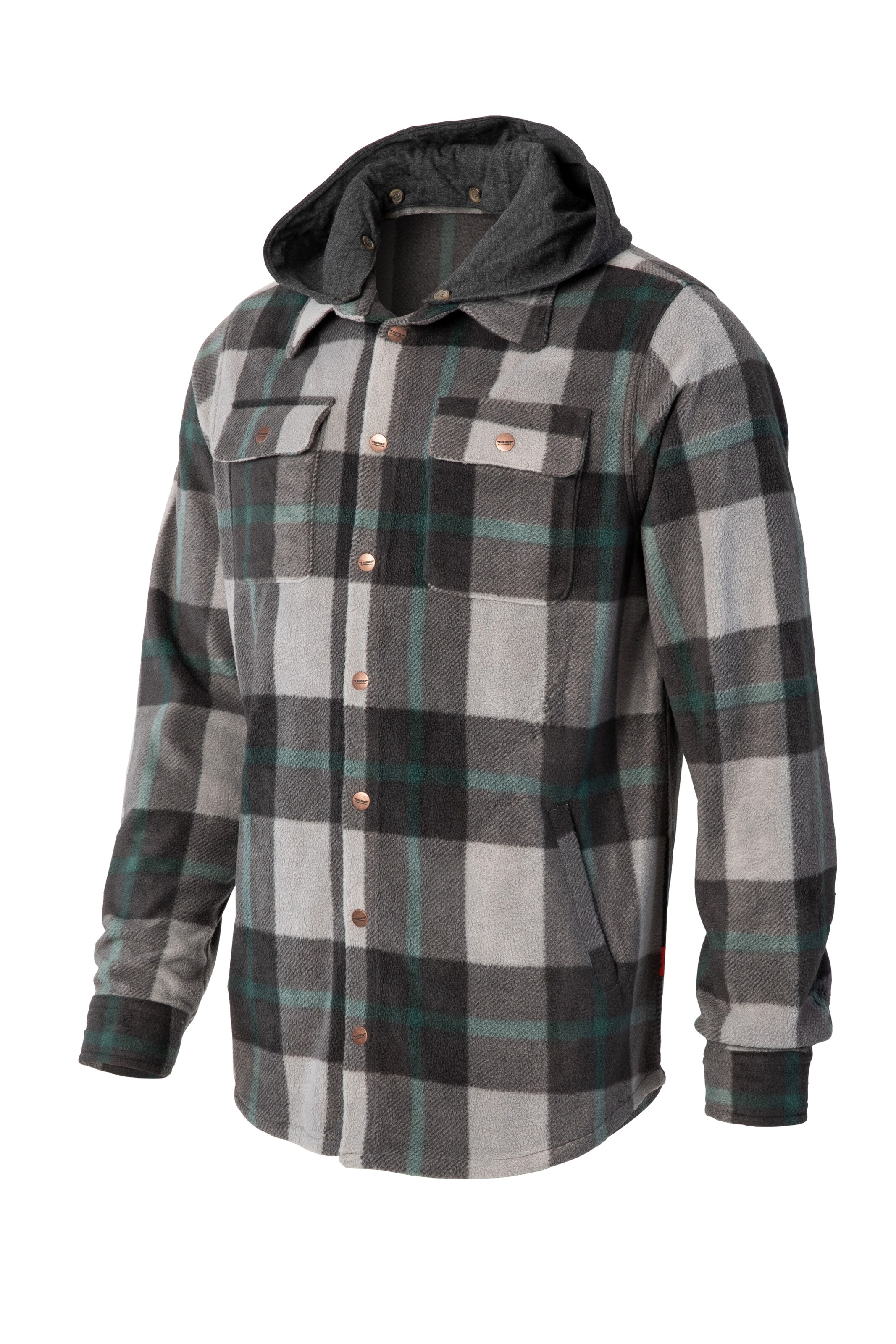 Coupe regular Chemise 'HUNTER' Hero en gris