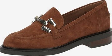 CAPRICE Classic Flats in Brown: front
