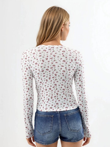 Busem Knit Cardigan in White