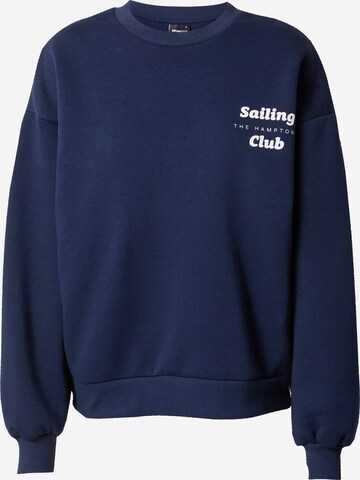 Gina Tricot Sweatshirt 'Riley' in Blue: front