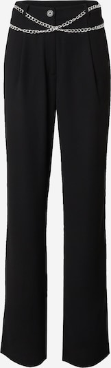 Klostuotos kelnės 'Floriane' iš Guido Maria Kretschmer Women, spalva – juoda / sidabrinė, Prekių apžvalga