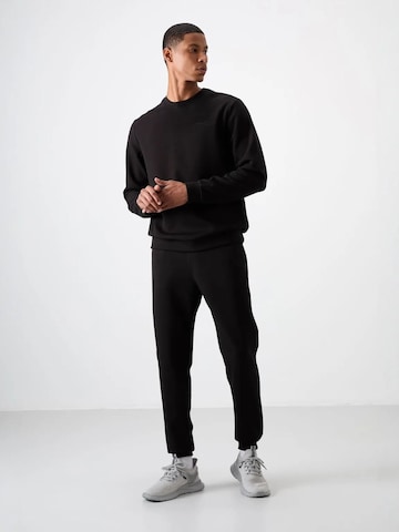 Tommy Life - Fato de desporto em preto: frente
