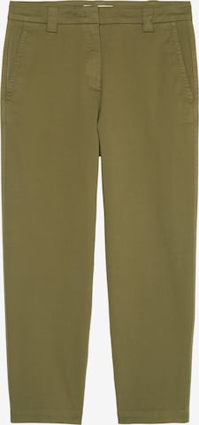 Marc O'Polo - Regular Calças chino 'Kalni' em verde: frente