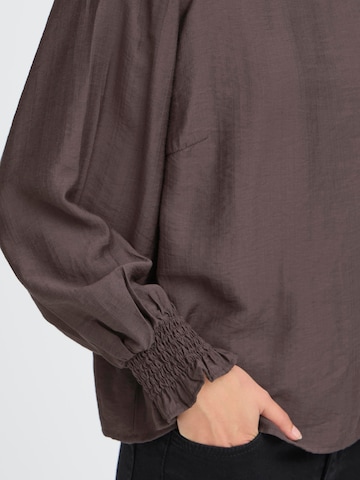 ICHI Blouse 'IHWILMA' in Brown