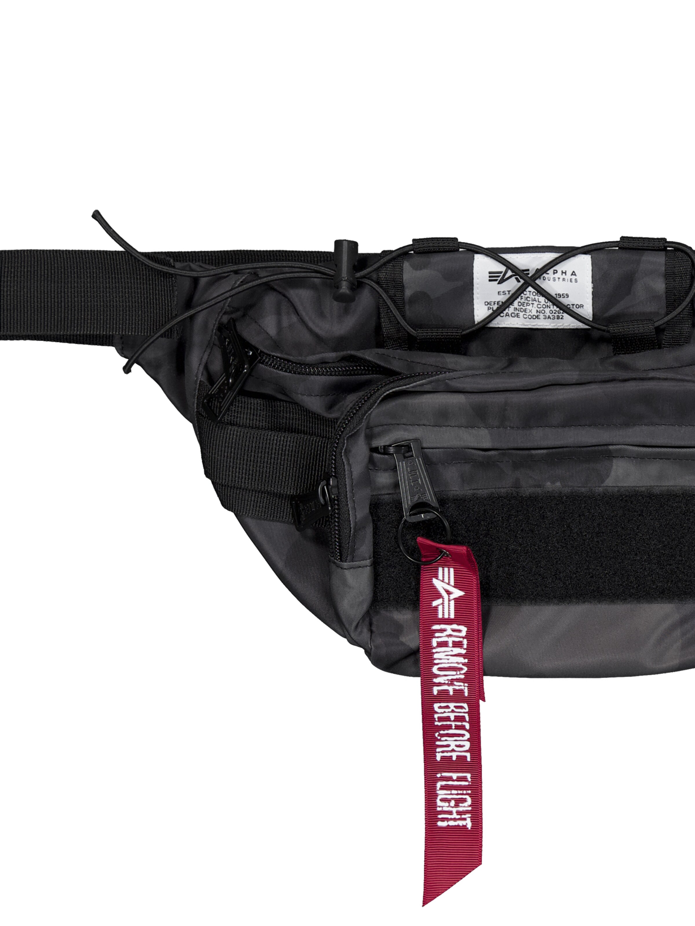 ALPHA INDUSTRIES Belt bag in Black ABOUT YOU
