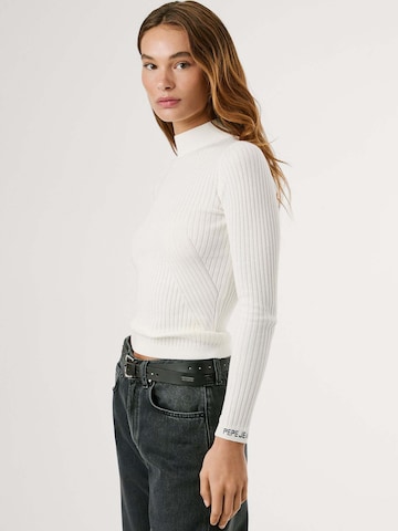 Pepe Jeans Trui 'Carla Perkins' in Wit