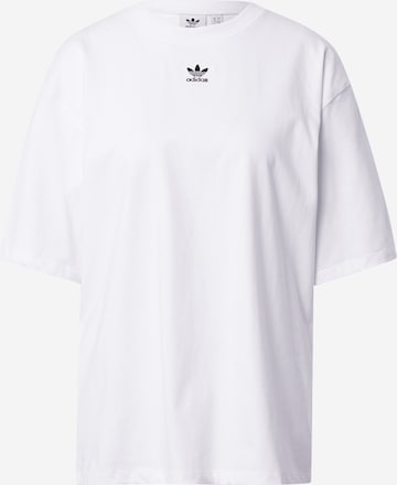 ADIDAS ORIGINALS T-shirt 'Adicolor Essentials' i vit: framsida