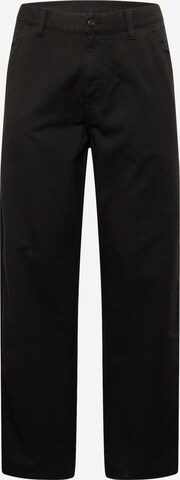 Carhartt WIP Regular Trousers in Black: front