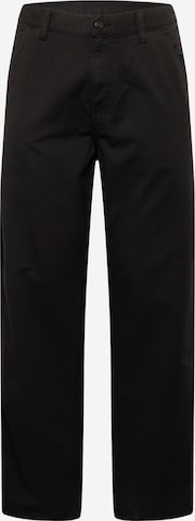 Carhartt WIP Regular Trousers in Black: front