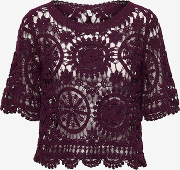 ONLY Pullover 'ONLWaterly' i rød: forside