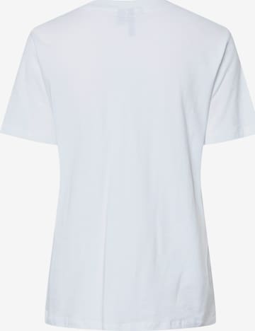 PIECES Тениска 'MOLLY' в бяло
