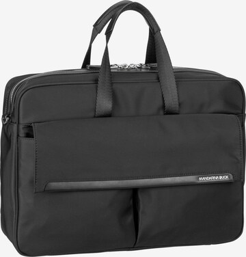 MANDARINA DUCK Aktentas 'Hunter Urban Briefcase HWC01' in Zwart: voorkant