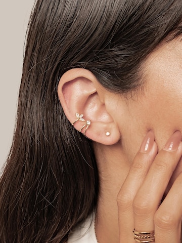 Orecchini 'Blossom and Gem Ear Cuff' di Hey Happiness in oro