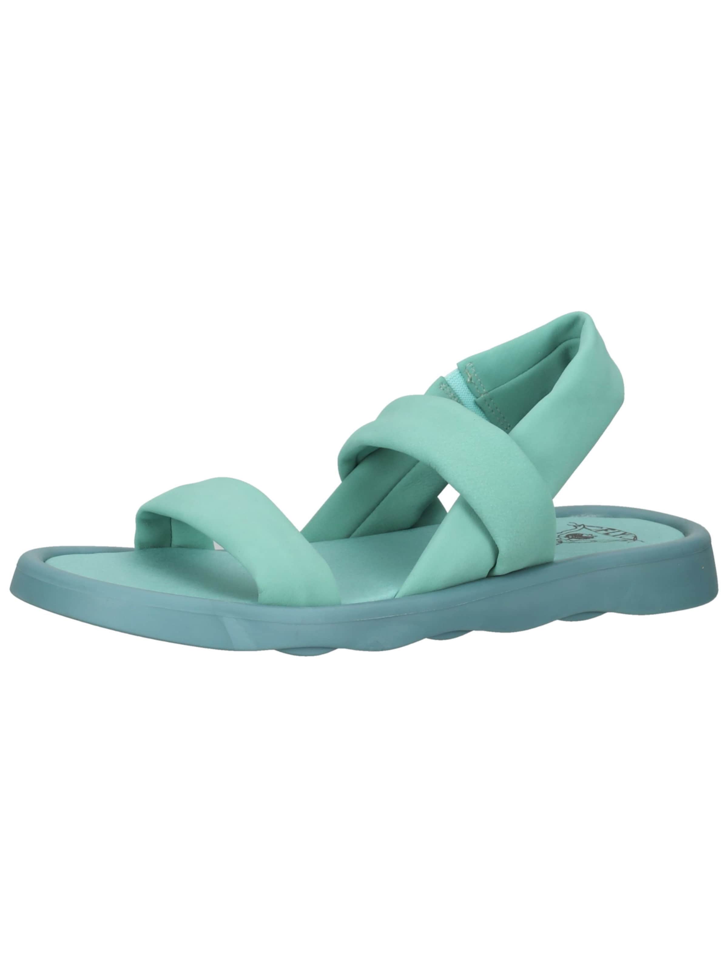 FLY LONDON Strap sandal in Green: front