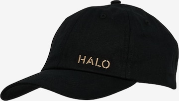 Casquette HALO en noir : devant