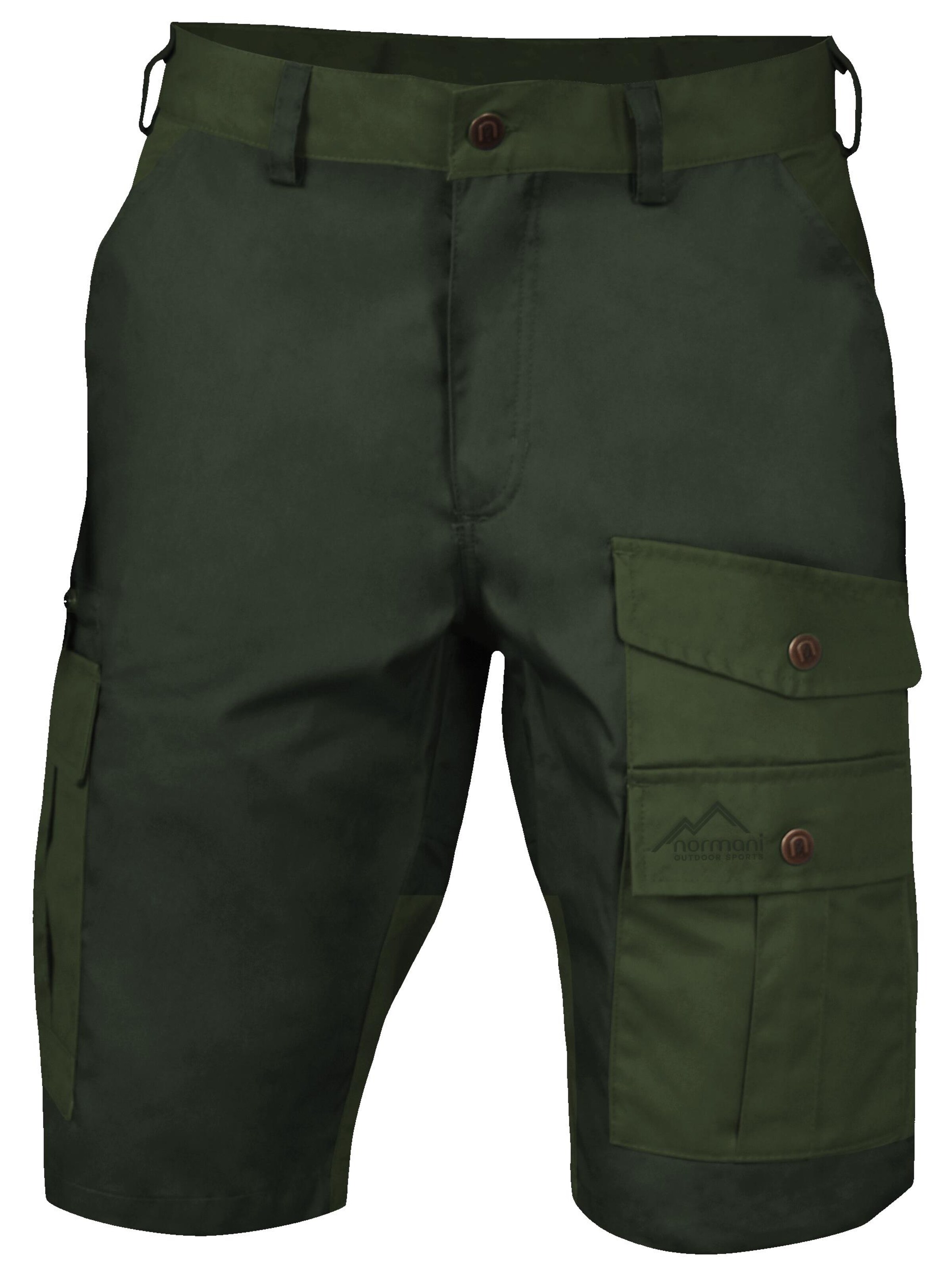 Regular Pantalon outdoor 'Ahvaz' normani en vert : devant