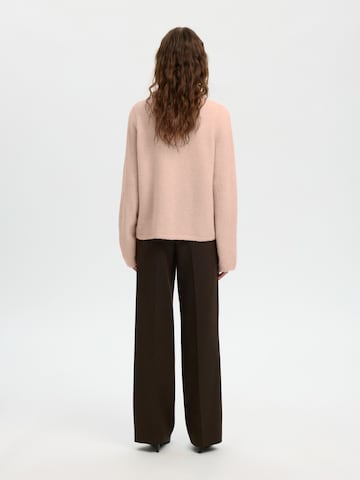 SELECTED Knit Cardigan 'SLFLULU' in Pink