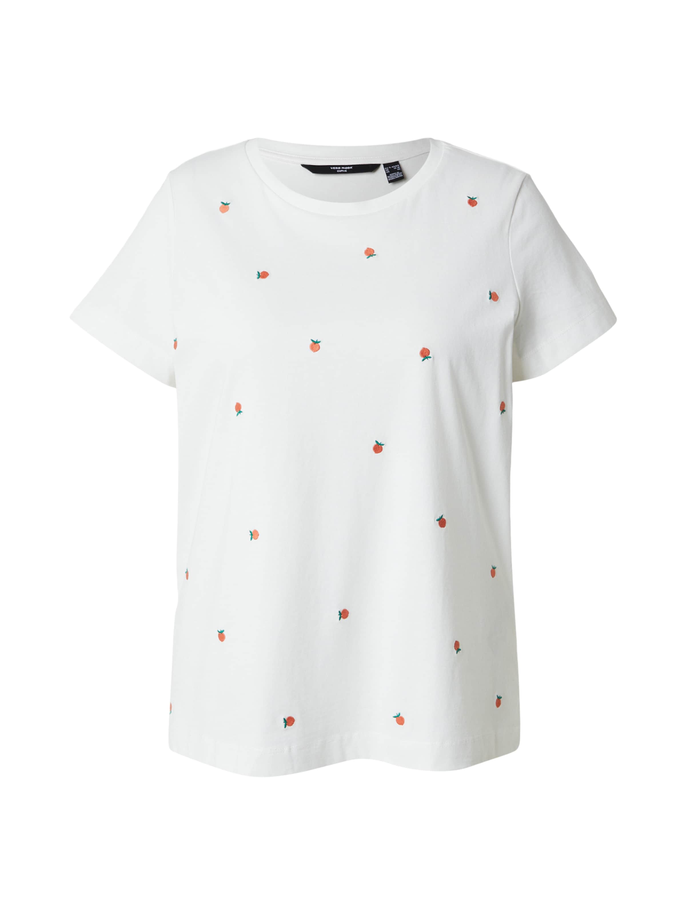 Vero Moda Curve Футболка 'VMCSOLA METTE' в Белый: спереди