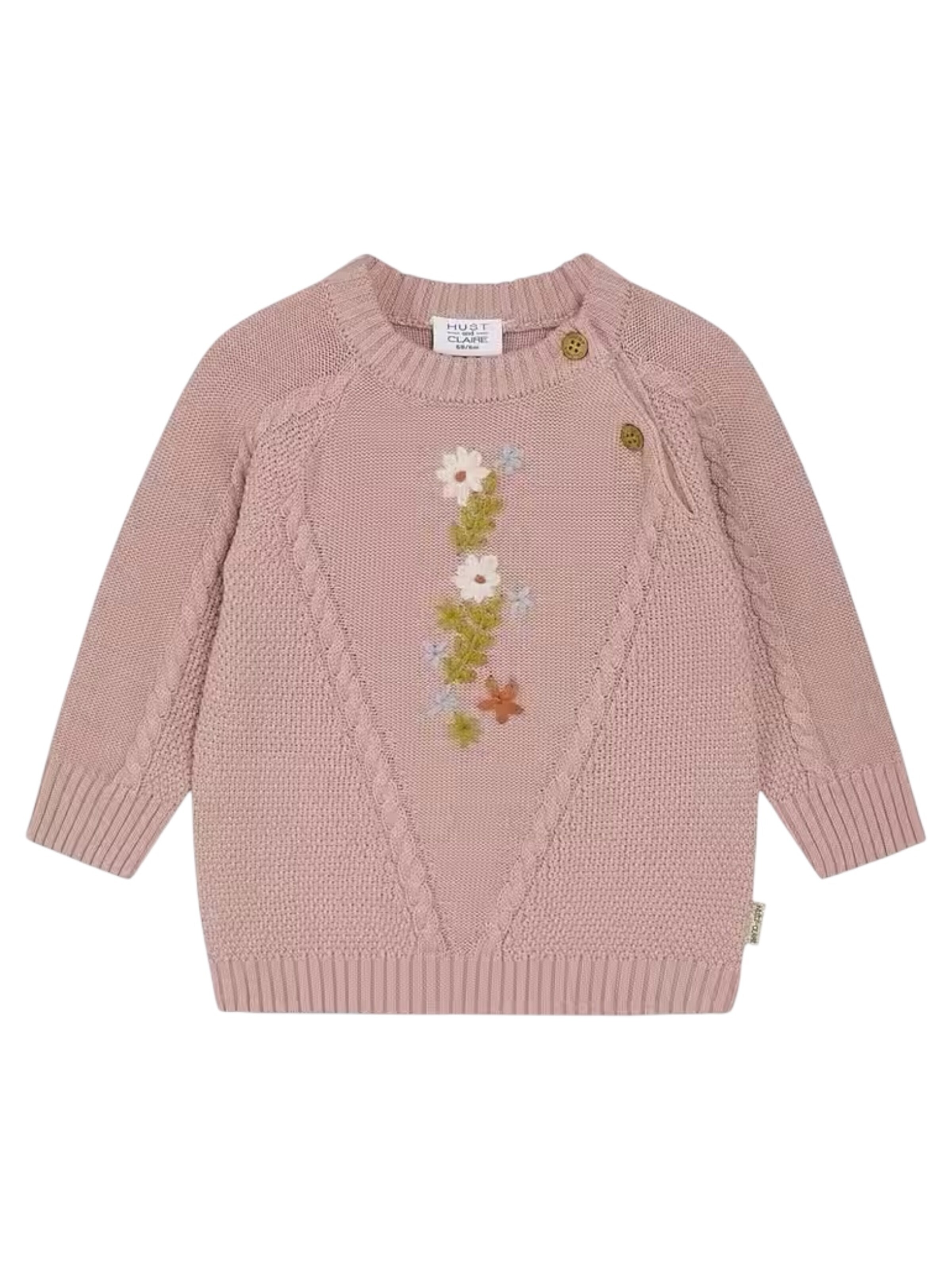 Hust & Claire Pullover in Pink: Vorderseite