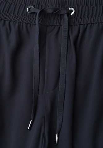 STREET ONE Wide Leg Hose in Blau