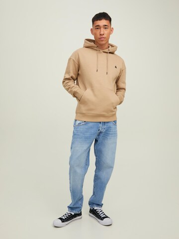 JACK & JONES Sweatshirt 'Star Roof' in Beige