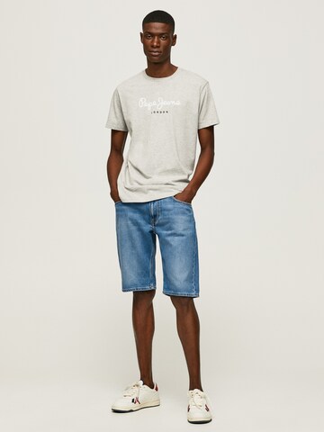 Maglietta 'EGGO' di Pepe Jeans in grigio
