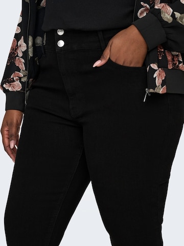 ONLY Carmakoma Skinny Jeans 'CARCruz' in Black