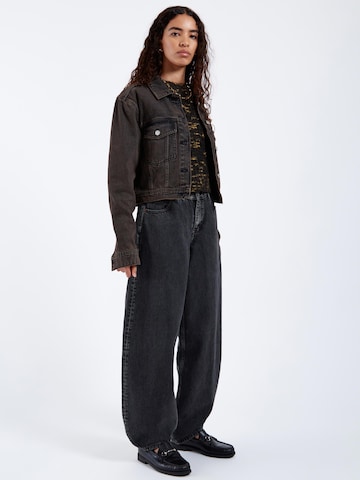 Dr. Denim Loosefit Jeans 'Nanci Mid Barrel Jeans'‌‌‌‌ in Schwarz