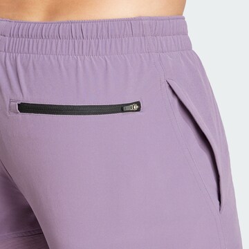 ADIDAS SPORTSWEAR Athletic Swim Trunks in Purple