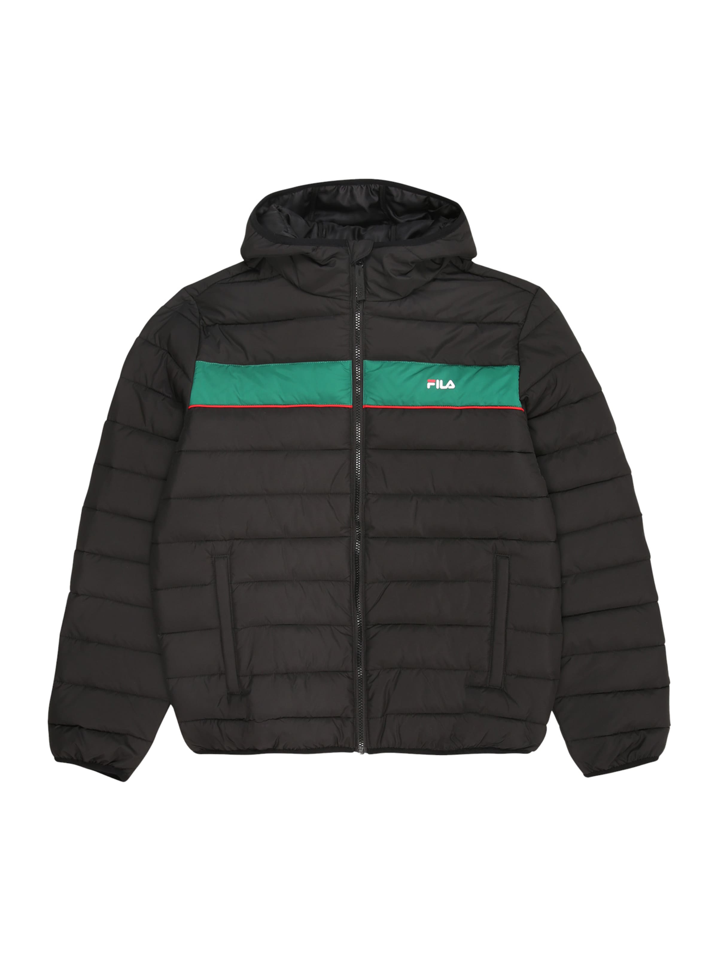 FILA Jacke 'Alpignano' in Schwarz: Vorderseite