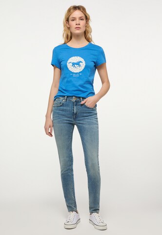 MUSTANG Skinny Jeans '  Shelby  ' in Blau