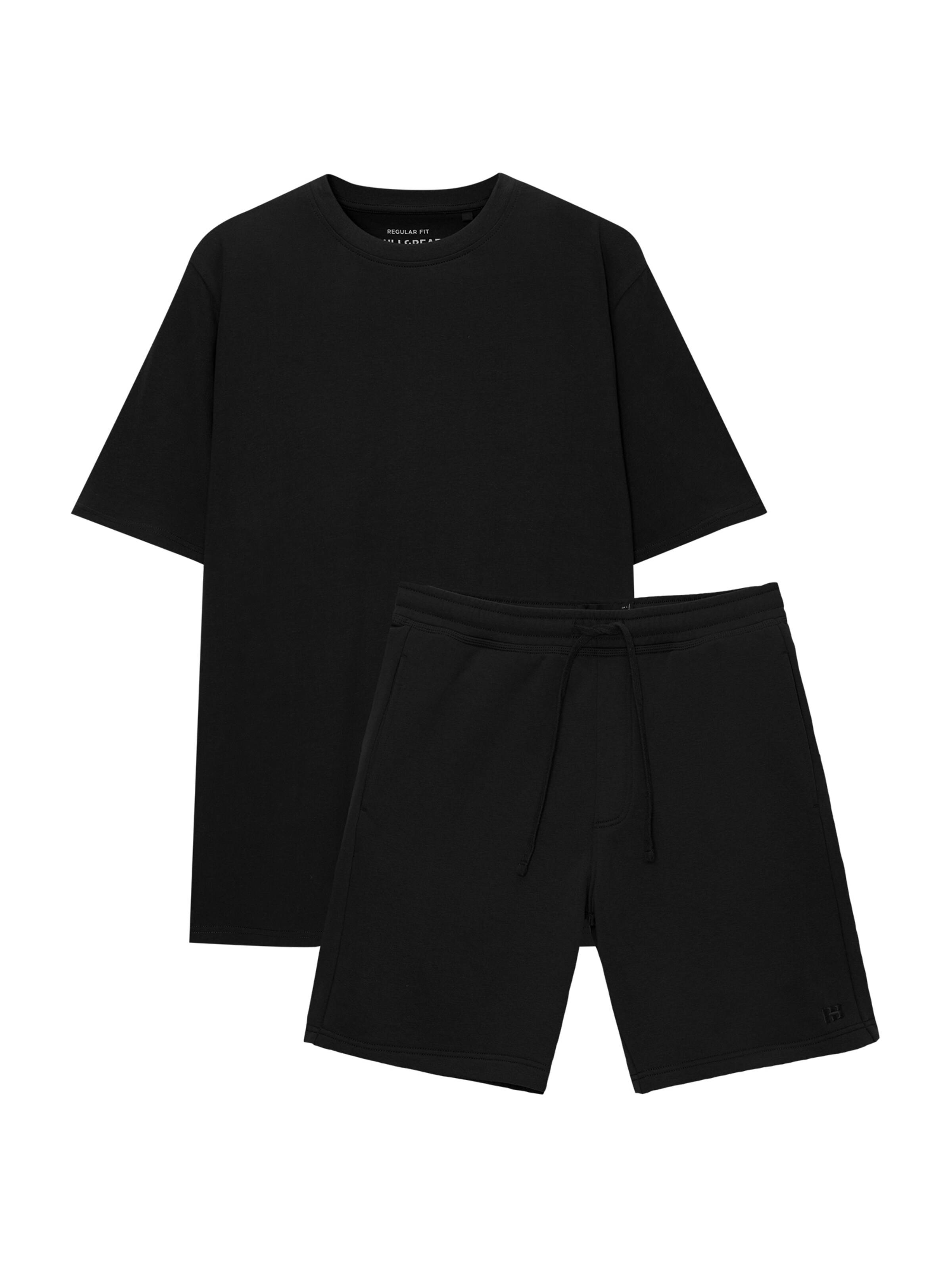 Pull&Bear Sweatshirt in Black: front